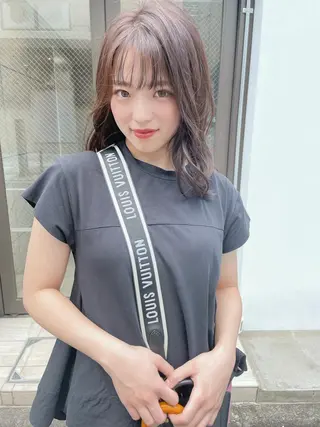 セミロング 🍨モテベージュ🩰 miraiのヘアスタイル