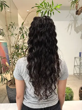 ロング パーマ ANY/須田 麻人/パーマスタイルのヘアスタイル