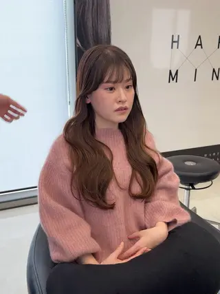 ロング HARUKI MINATO JAPAN福岡所属・モテ髪レイヤー /韓国ヘアNOBUのヘアスタイル