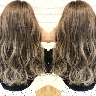 ロング カラー 小顔カット/レイヤー 【WiLL】加藤のヘアスタイル