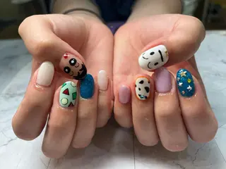 ネイル Queennail 北堀江megumiのネイルデザイン