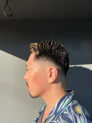 ショート メンズ FADE&LINE登戸店所属・🔥メンズ専門 美容師🔥 柳澤陵心のヘアスタイル