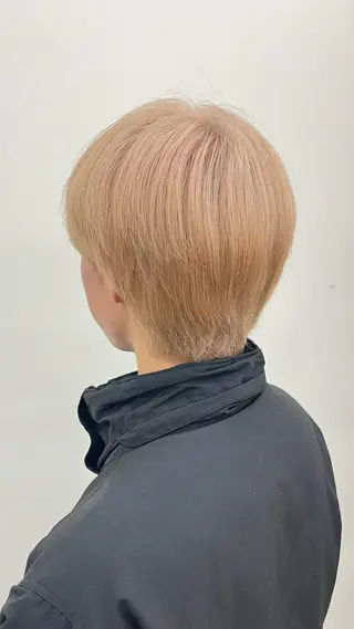 メンズ 韓国レイヤーカット/ ハイトーン/マアヤのヘアスタイル