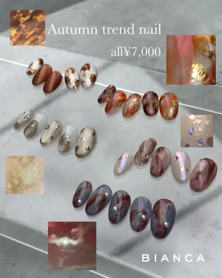 ネイル Bianca 立川店 小川のネイルデザイン