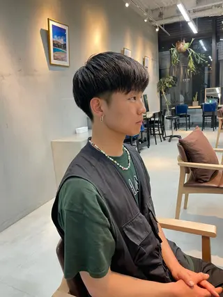 ショート メンズ mee.表参道所属・ボブ/ショート /パーマ/shinのヘアスタイル