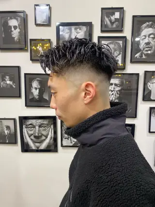 ショート メンズ ボブ ショート 髪質改善  相澤晃希のヘアスタイル