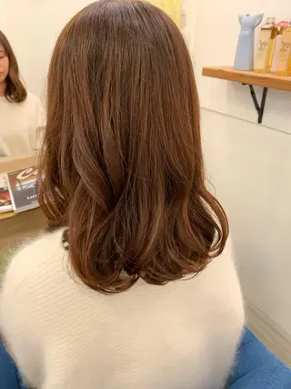 ロング カラー 【髪質改善】【美髪】 【ツヤ髪】ほしのちりのヘアスタイル