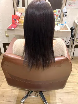 セミロング カラー haruki💐笹塚 インナーカラーのヘアスタイル