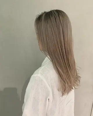 ロング カラー インナーカラー/天神 ブリーチ/吉田のヘアスタイル