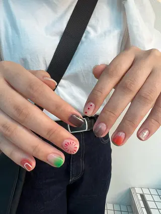 ネイル 【韓国ヘア・ネイル】 HINATA🍒のネイルデザイン