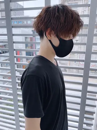 ショート カラー ヘアアレンジ メンズ メンズZina代表 田端 麗治のヘアスタイル