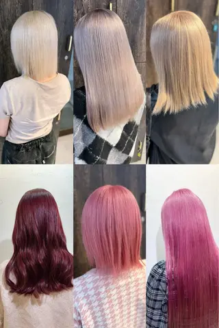 ロング カラー ブリーチ/髪質改善 店長　板垣智大のヘアスタイル