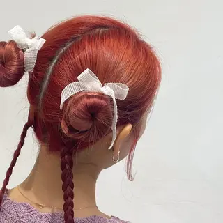 ロング カラー 岡山 愛のヘアスタイル