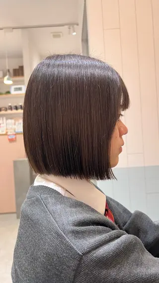 ショート サラツヤ美髪矯正✨️ 平木亜美‪のヘアスタイル