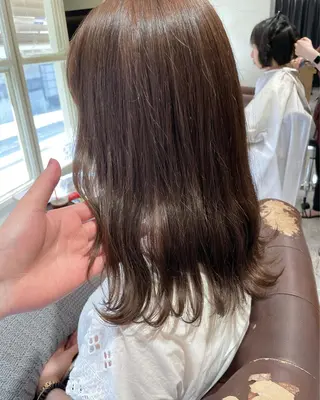 ミディアム カラー ボブ/パーマ 古家 佑真のヘアスタイル