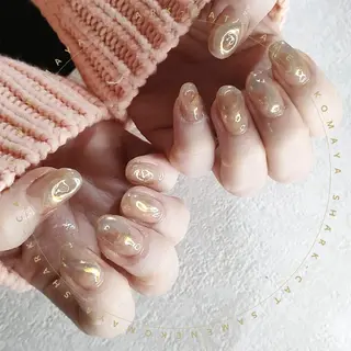 ネイル サメ猫 マーヤのネイルデザイン