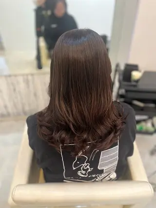 セミロング カラー 💫ワカ モデル募集中のヘアスタイル