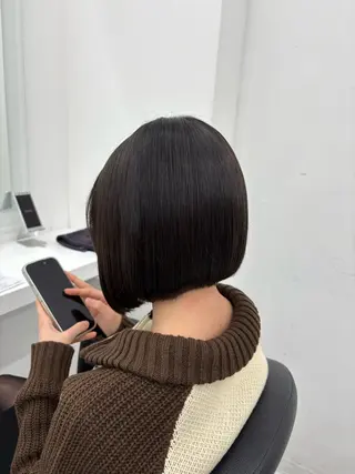 ミディアム 表参道ハッシュカット レイヤー/リノンのヘアスタイル