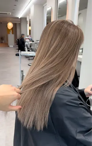 ロング カラー 前田 竜一のヘアスタイル