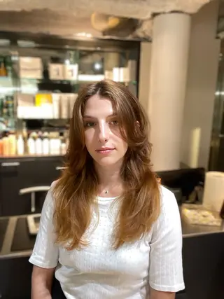 セミロング レイヤーカット/ 堀匠吾のヘアスタイル