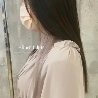 ミディアム カラー 髪質改善カラー ケアブリーチ/タムのヘアスタイル