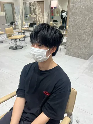 メンズ Ken 縮毛矯正/韓国風ヘアのヘアスタイル