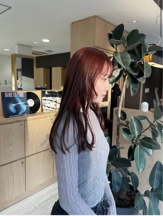 ロング 能松 玲奈のヘアスタイル