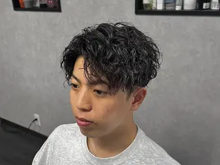 ショート パーマ メンズ N.O.X 中村のヘアスタイル