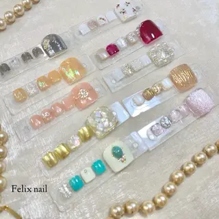 ネイル フェリックスネイル 大人綺麗/トレンドのネイルデザイン