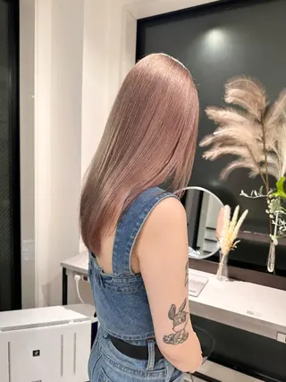 ミディアム Qin shaire salon所属・🤍ハイトーンカラー MAKOTO🤍のヘアスタイル