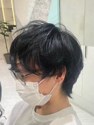 ショート メンズ 似合わせボブカット 💎モエのヘアスタイル