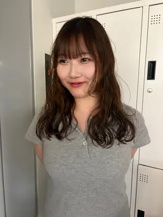 セミロング soma amiのヘアスタイル