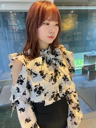 セミロング カラー nambu-GARDEN所属・上田 昂雅のヘアスタイル