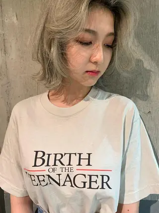 ミディアム カラー share salon JAM 吉祥寺所属・レイヤー/ブリーチ HIKARU ♡のヘアスタイル