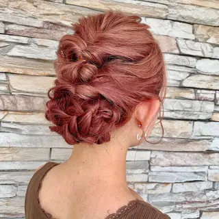 ヘアアレンジ 🍒顔周り/レイヤー /韓国風/アリサ🍒のヘアスタイル