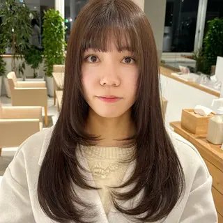 ロング カラー アヤカ foto 武蔵小杉のヘアスタイル