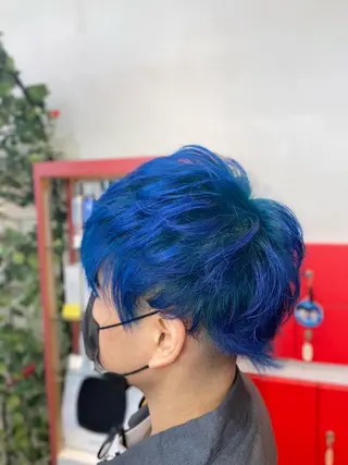 メンズ ゆぴ☾‪/推しカラー /ハイトーンのヘアスタイル