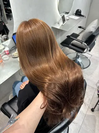 ロング カラー ヘアアレンジ ONYX【オニキス】所属・韓国レイヤーカット/ 髪質改善/郷家拓斗のヘアスタイル