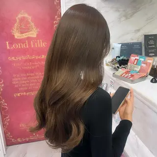 ロング 韓国🎀レイヤー/艶 髪/縮毛矯正/ユリナのヘアスタイル