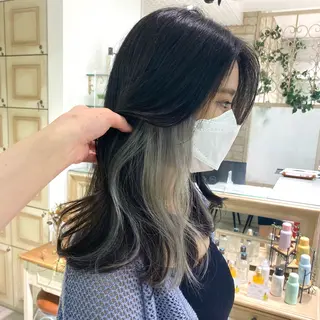 ロング 🩶透明感カラー/ うる艶/nanakoのヘアスタイル