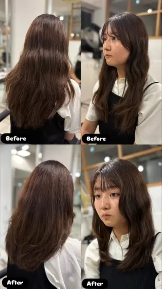 セミロング insence glue所属・小林 眞澄のヘアスタイル