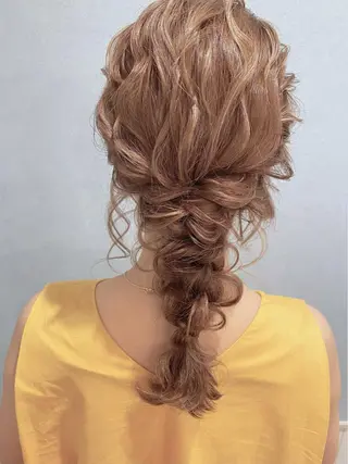 ロング ヘアアレンジ セットサロン      ラフテル所属・大阪/ヘアアレンジ /似合わせset💐のヘアスタイル