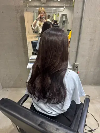 カラー 井上 美夢のヘアスタイル