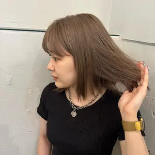 ミディアム 柔らかbeige /chinari❤︎のヘアスタイル