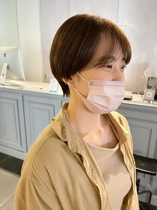 ショート カラー ショート/パーマ/ カラー/FUKOのヘアスタイル