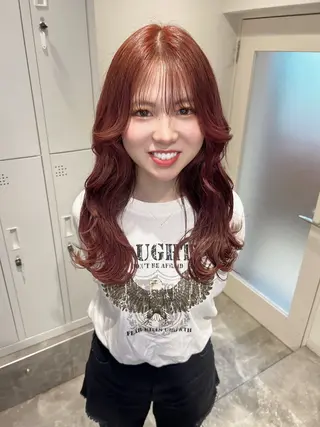 ロング カラー TOMONA👑 GiseL梅田店のヘアスタイル