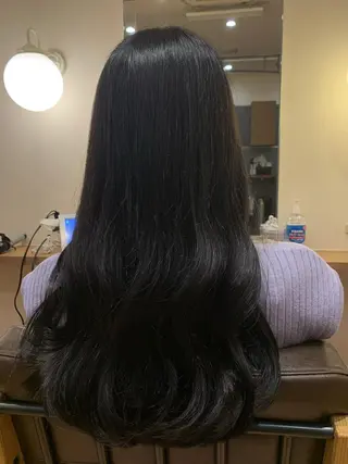 ロング u n aのヘアスタイル