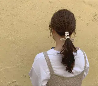 セミロング ヘアアレンジ 沖縄/ヘアアレンジ /ナカノのヘアスタイル