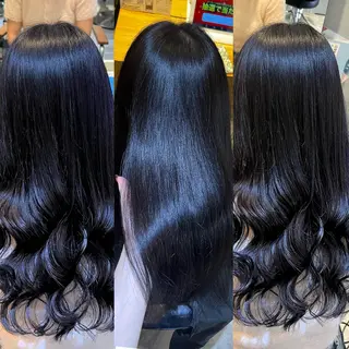 ロング カラー ラフィスヘアードープ所属・👑髪質改善wカラー /ハイトーン/アユカのヘアスタイル