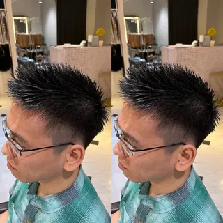 ショート メンズ ekolu所属・髪質改善・縮毛矯正 特化・ユウシンのヘアスタイル